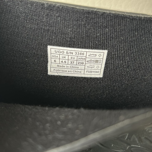 UGG Black Wilshire Logo Tall Rain Boots - Picture 8 of 8